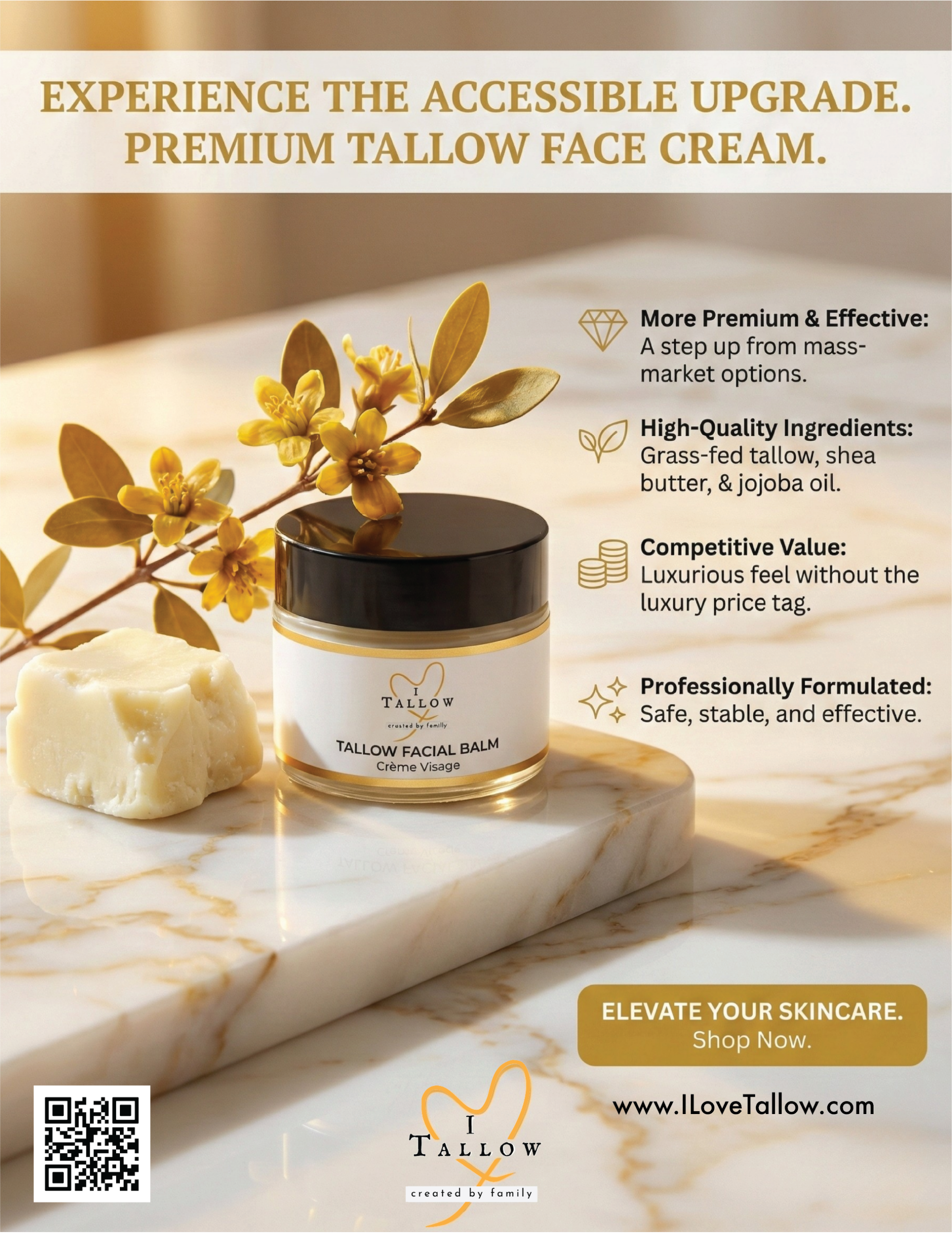 Tallow Facial Balm (Calm) - Image 4